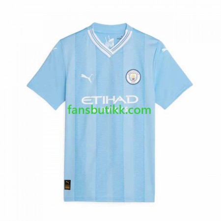 Fotballdrakt Manchester City Dame Hjemmetrøye 2023-2024 Kortermet